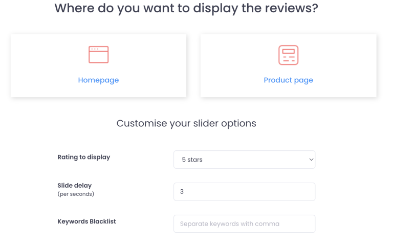 Screenshot from How to create Slider Page