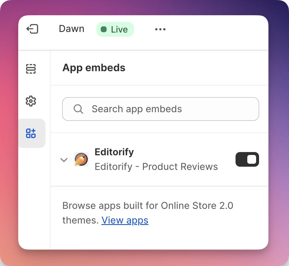 Screenshot from How to Customize Editorify Placement Using Theme Blocks