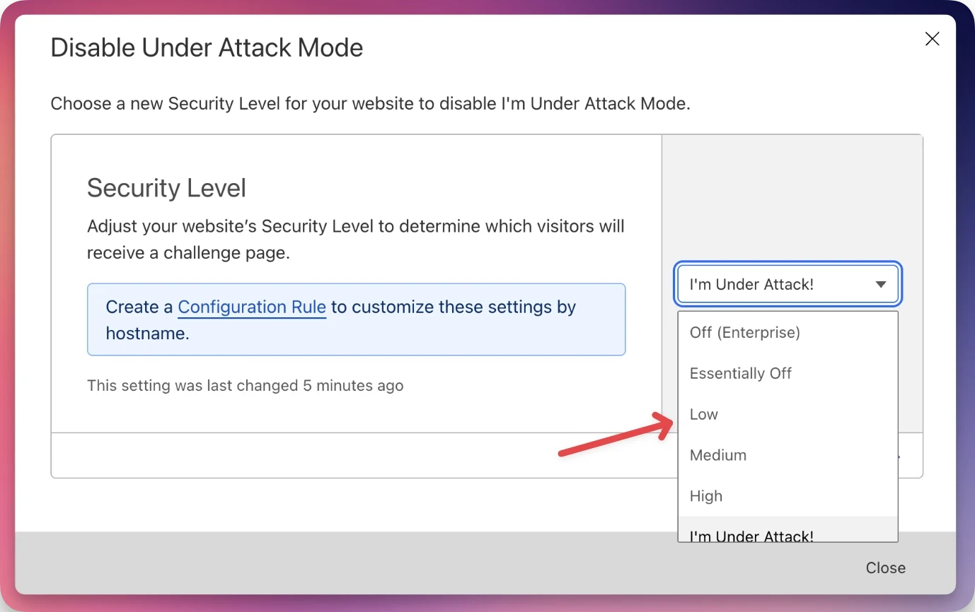 Screenshot from How to Fix Editorify Connection Issues Caused by Cloudflare