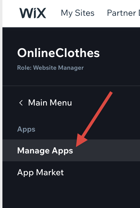 Screenshot from How to login to my Wix store Editorify account?