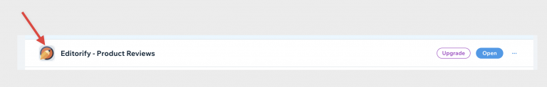 Screenshot from How to login to my Wix store Editorify account?